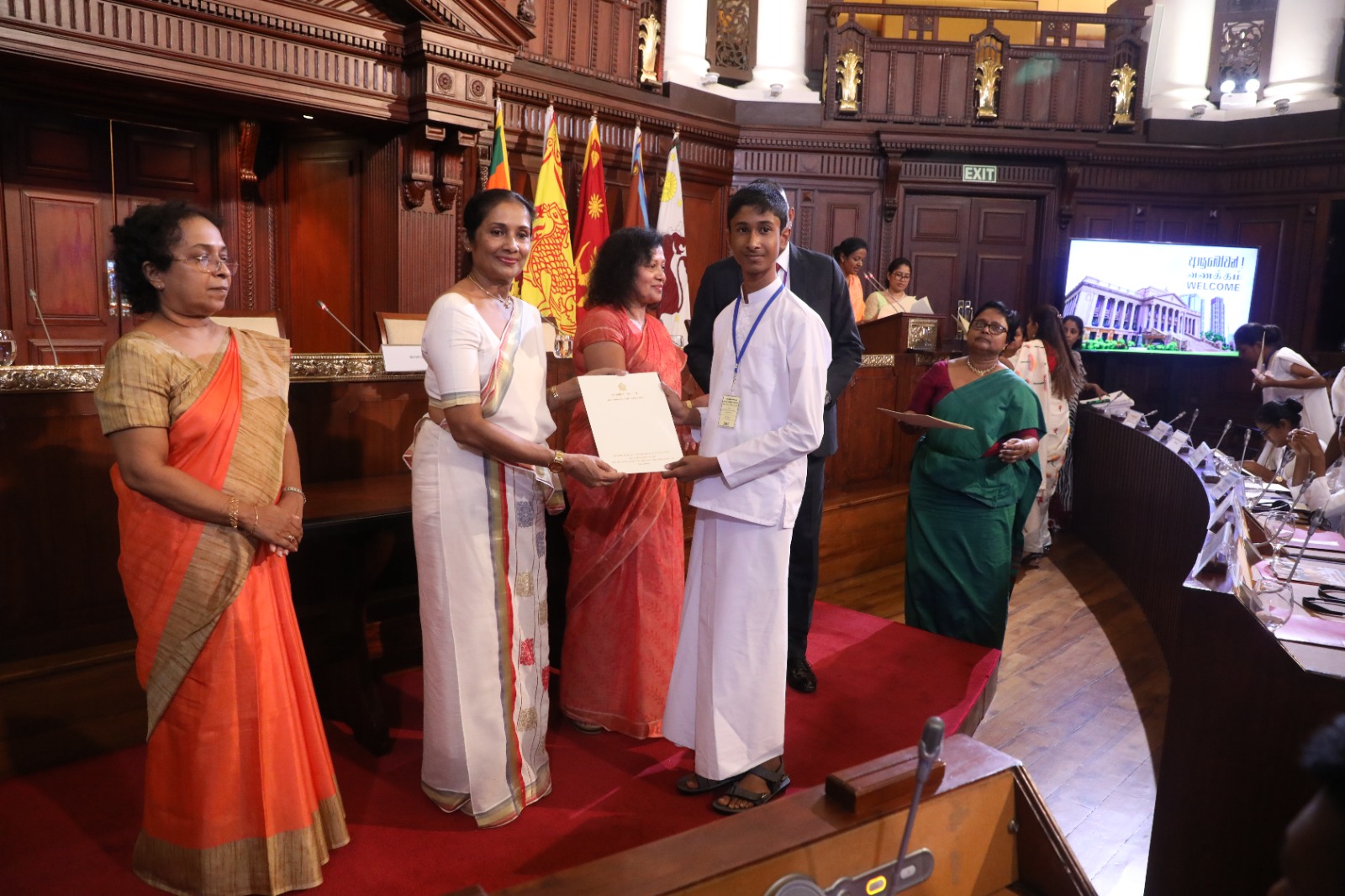 2024 ශිෂ්‍ය පාර්ලිමේන්තුව සඳහා අප පාසලෙන් තෝරා පත් වූ ශිෂ්‍යයා